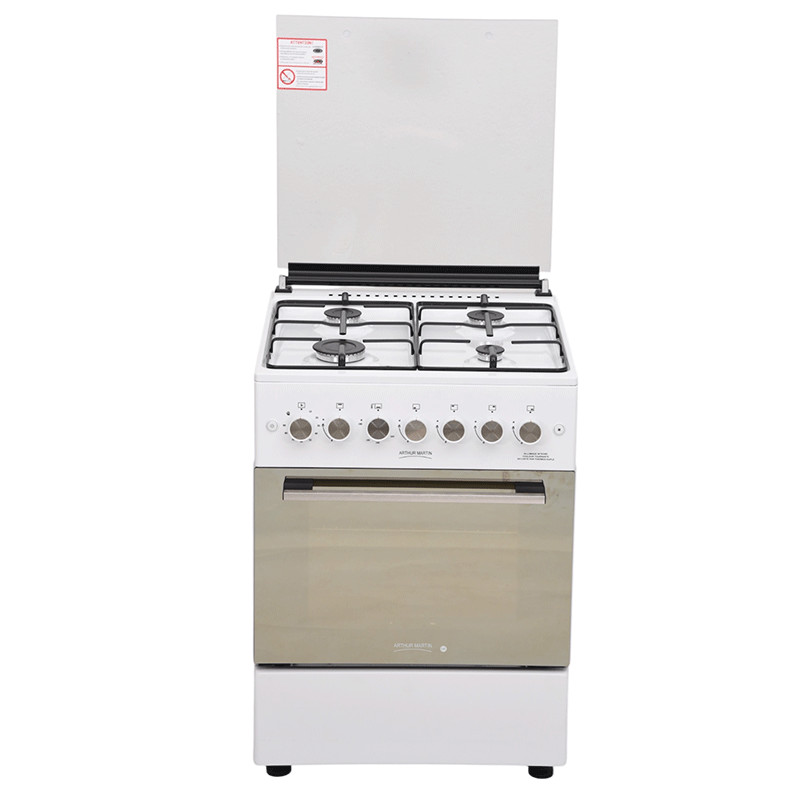 Cuisinière À Gaz Arthur Martin 60Cm 4 Feux Blanc (AMG60BL) en Tunisie Cuisinière À Gaz Arthur Martin 60Cm 4 Feux Blanc (AMG60BL) en Tunisie