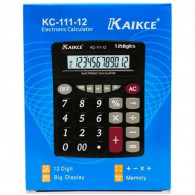 Calculatrice Kaikce KC-111-12 12 Chiffres Noir en Tunisie