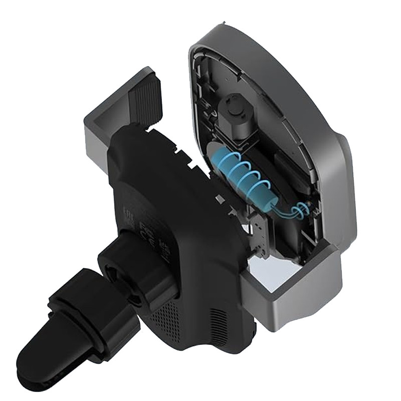 Support Voiture & Chargeur Sans Fil Xiaomi MI 50W Noir En Tunisie