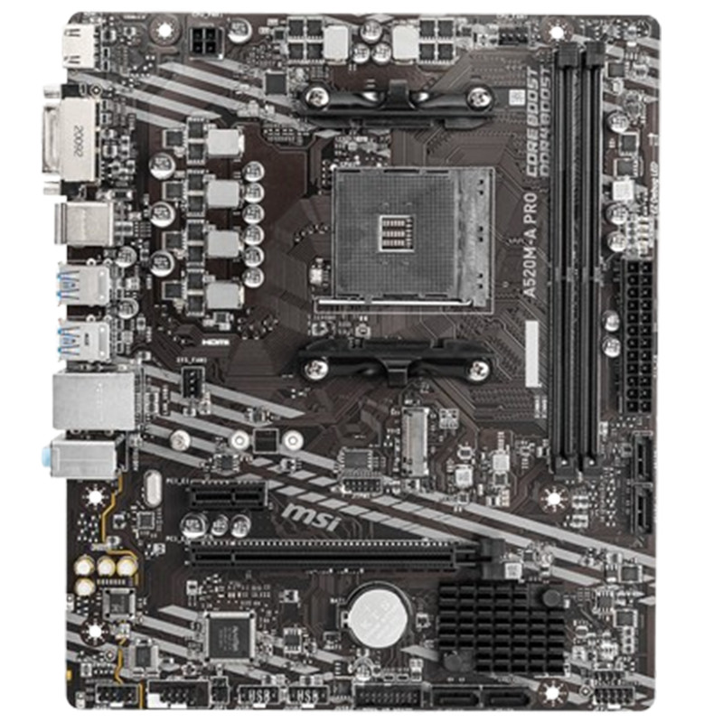 Carte Mère Msi A520M-A Pro DDR4 AM4 En Tunisie