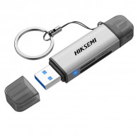Lecteur De Carte Mémoire Hiksemi HS-HUB-CR01 USB Vers Type-C Gris en Tunisie