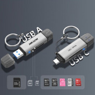 Lecteur De Carte Mémoire Hiksemi HS-HUB-CR01 USB Vers Type-C Gris en Tunisie Lecteur De Carte Mémoire Hiksemi HS-HUB-CR01 USB Vers Type-C Gris en Tunisie