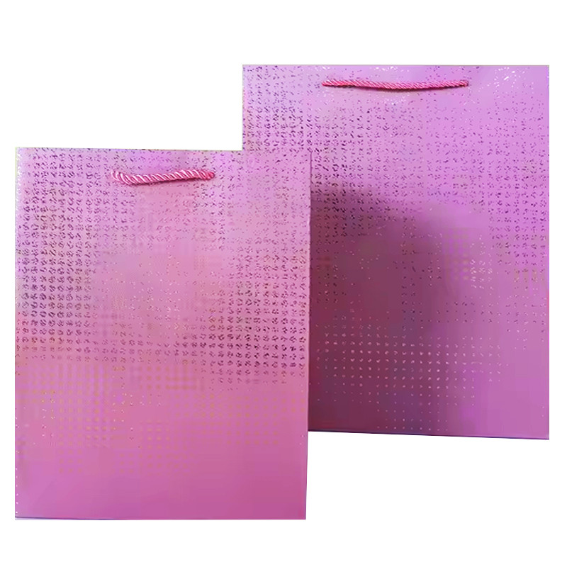 Sac Cadeau en Carton Moyen Modèle Rose en Tunisie