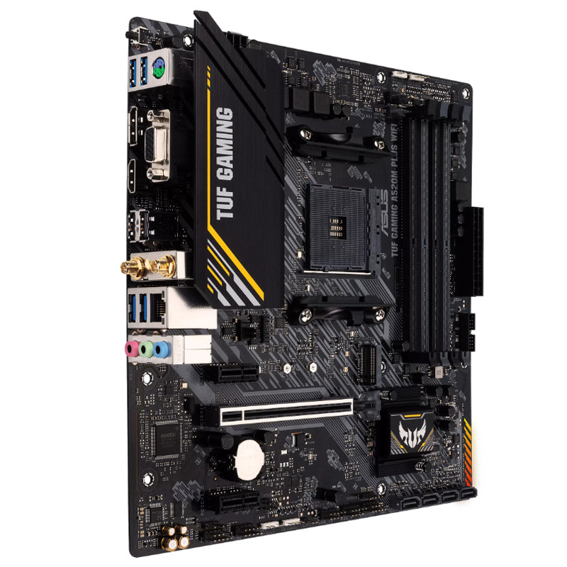 Carte Mère Asus A520M-PLUS Wifi DDR4 AM4 En Tunisie Carte Mère Asus A520M-PLUS Wifi DDR4 AM4 En Tunisie