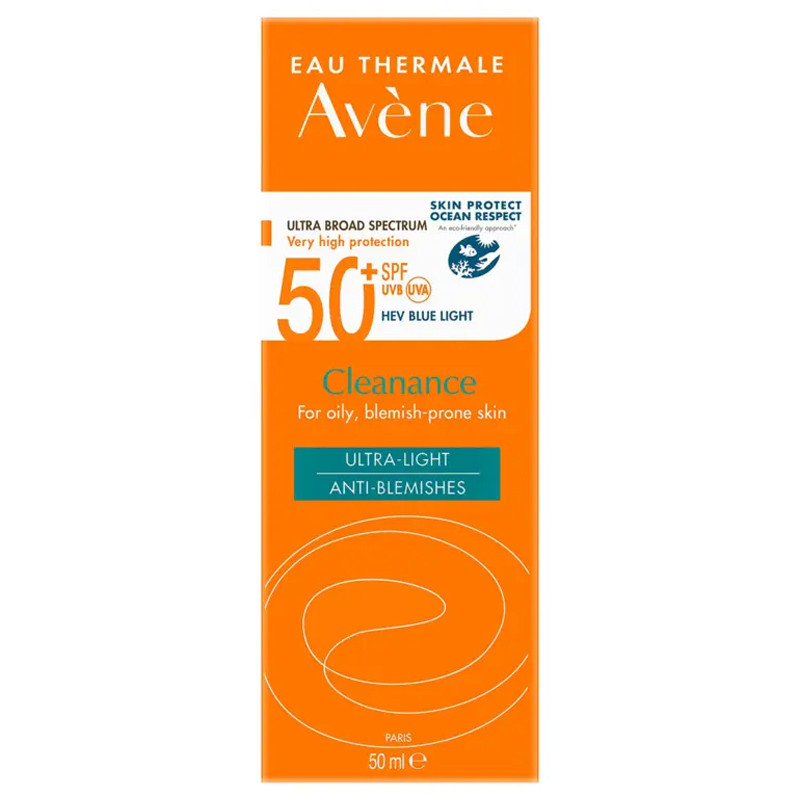 Avène Cleanance solaire SPF50+ 50ml Invisible en Tunisie