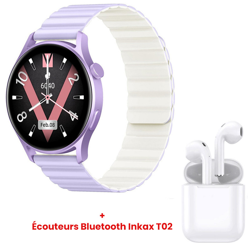 Montre Connectée Kieslect Lady Calling Watch Lora 2 - Violet Montre Connectée Kieslect Lady Calling Watch Lora 2 - Violet