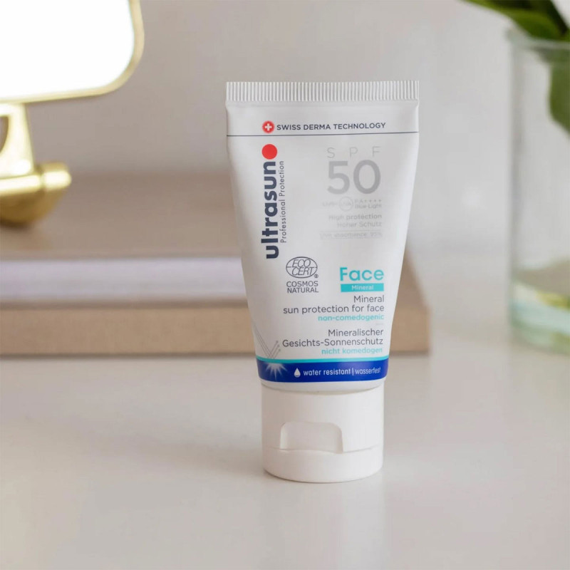 Ultrasun Écran Solaire Face Mineral SPF50 40 ML En Tunisie