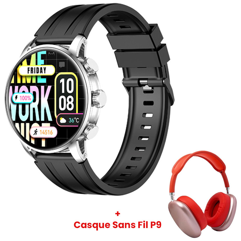 Montre Connectée Kieslect Kr 2 Stainless Steel Noir en Tunisie Montre Connectée Kieslect Kr 2 Stainless Steel Noir en Tunisie