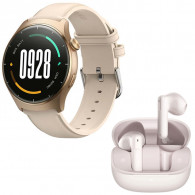 Pack Mibro Montre Connectée Lite 3 Gold + Earbuds 5 Rose en Tunisie