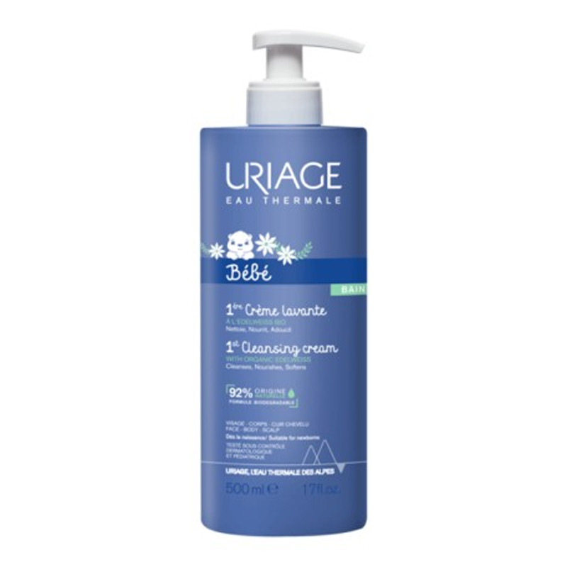 1Ére Crème Lavante Bébé Uriage Visage, Corps Et Cheveux 500ml En Tunisie 1Ére Crème Lavante Bébé Uriage Visage, Corps Et Cheveux 500ml En Tunisie