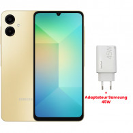 Smartphone Samsung Galaxy A06 4Go 128Go Gold