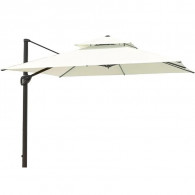 Parasol Shadow 3.3 x 3.3 M Blanc en Tunisie