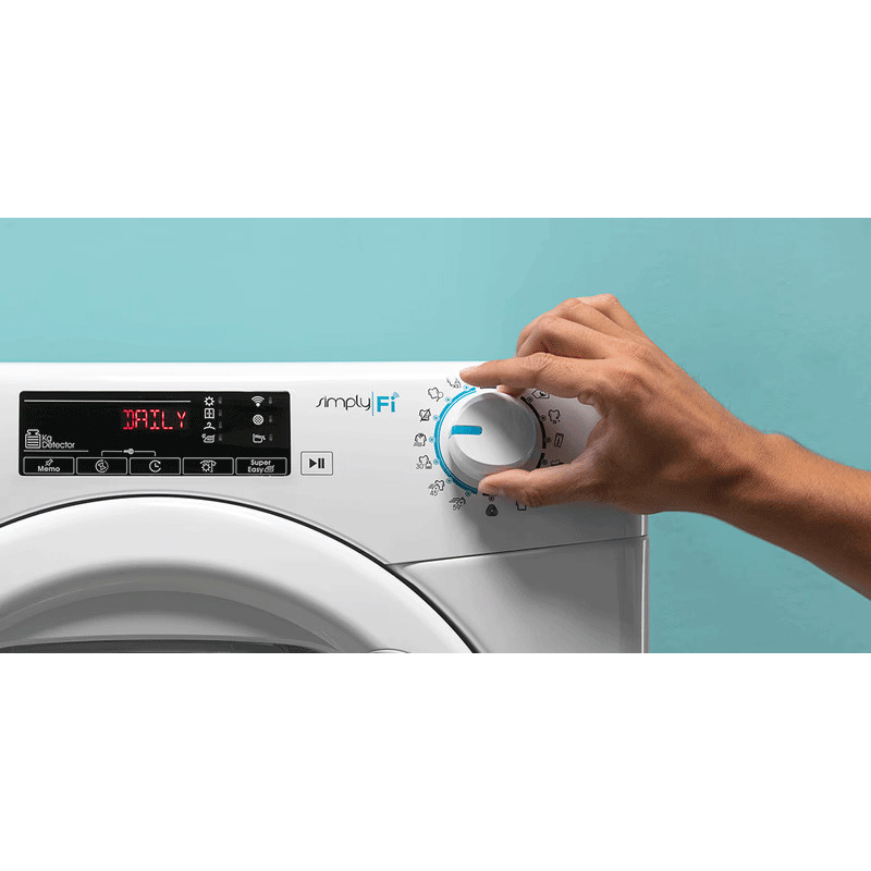 Machine à Laver Candy CS1282DW4-S Smart 8Kg Blanc en Tunisie