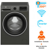 Machine à Laver Beko MACH-8KG1200TN 12Kg Smart Inverter Gris