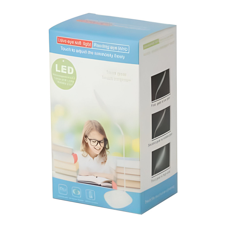 Lampe de Bureau Led Rechargeable Blanc