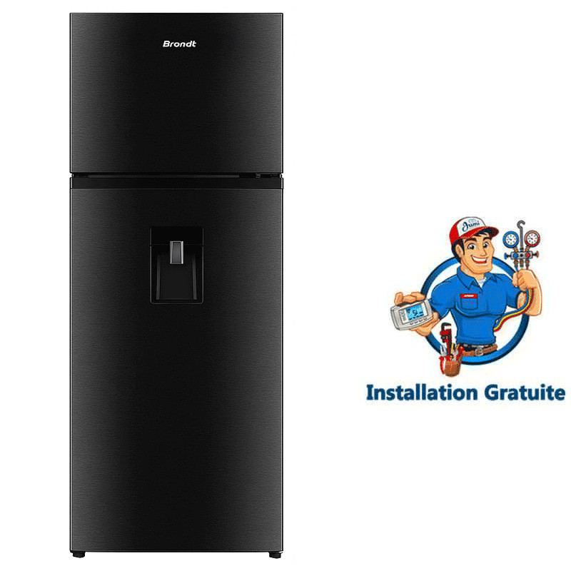Réfrigérateur Brandt BD6010NWB 600L NoFrost Noir en Tunisie Réfrigérateur Brandt BD6010NWB 600L NoFrost Noir en Tunisie