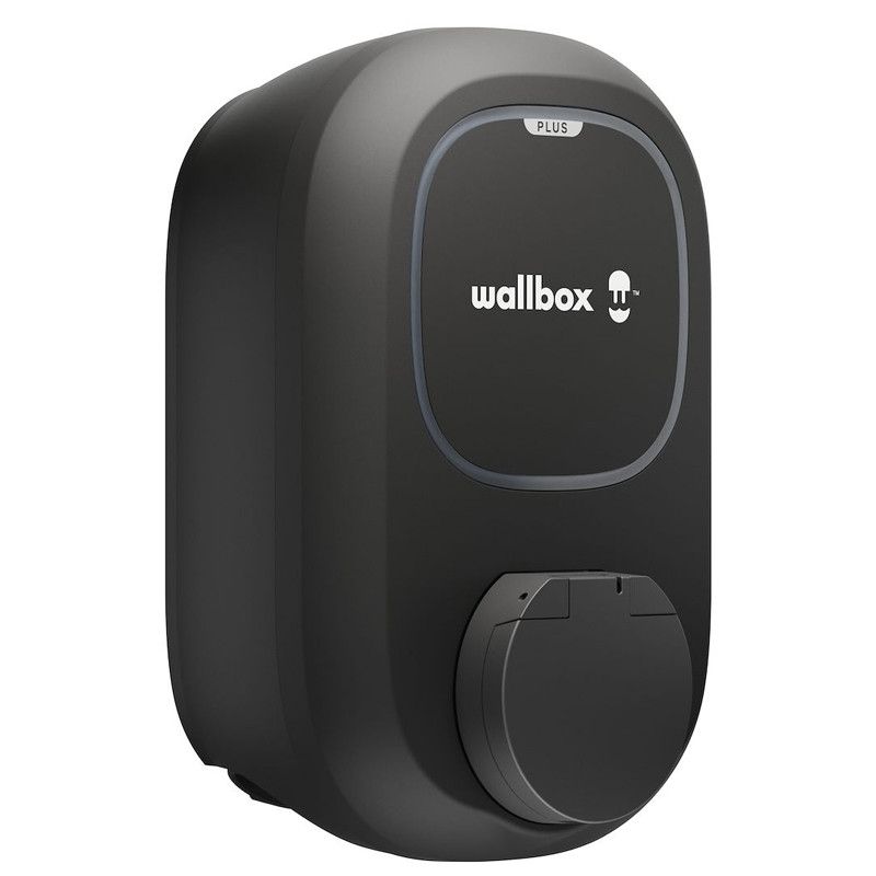 Borne De Recharge Véhicules Electriques Wallbox Pulsar Plus Socket 22 kW Noir En Tunisie