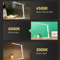 Lampe de Bureau LED Avec Ecran LCD Blanc en Tunisie Lampe de Bureau LED Avec Ecran LCD Blanc en Tunisie