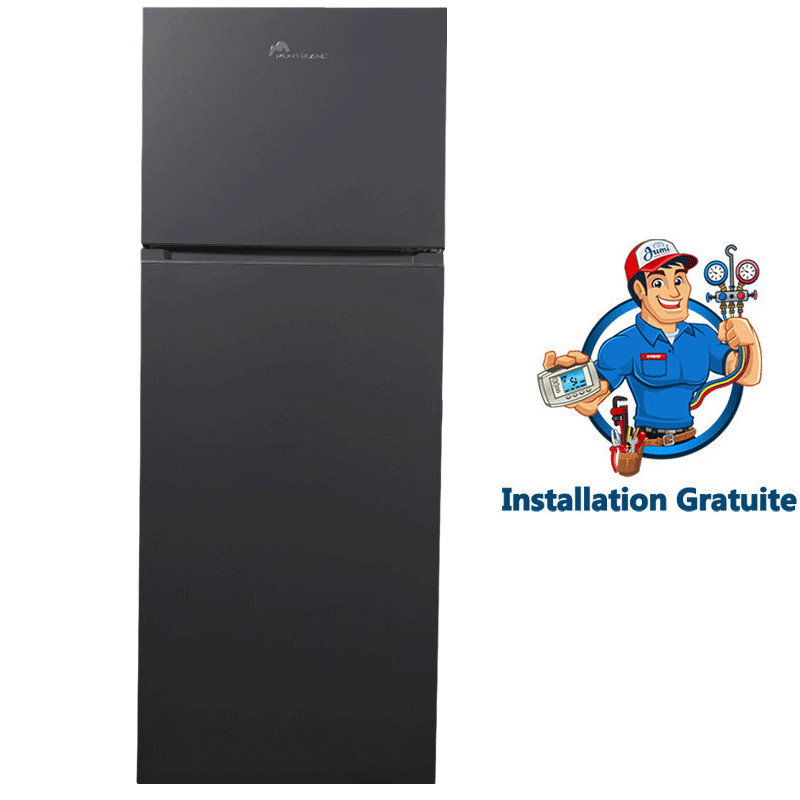 Réfrigérateur Double Portes MontBlanc MR500X NoFrost 490 litres - Inox en Tunisie Réfrigérateur Double Portes MontBlanc MR500X NoFrost 490 litres - Inox en Tunisie
