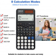 Calculatrice Scientifique Osalo OS-991ES Plus II Gris Calculatrice Scientifique Osalo OS-991ES Plus II Gris