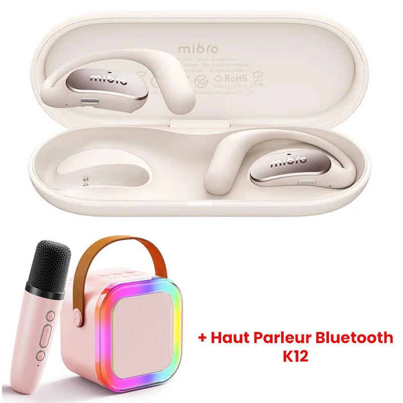 Kit Bluetooth Mibro OpenEar Pro Blanc en Tunisie