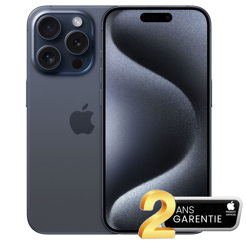 iPhone 15 Pro 256Go Titane Bleu en Tunisie iPhone 15 Pro 256Go Titane Bleu en Tunisie