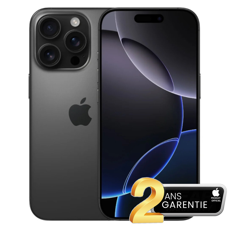 iPhone 16 Pro 256Go Noir Titanium En Tunisie iPhone 16 Pro 256Go Noir Titanium En Tunisie