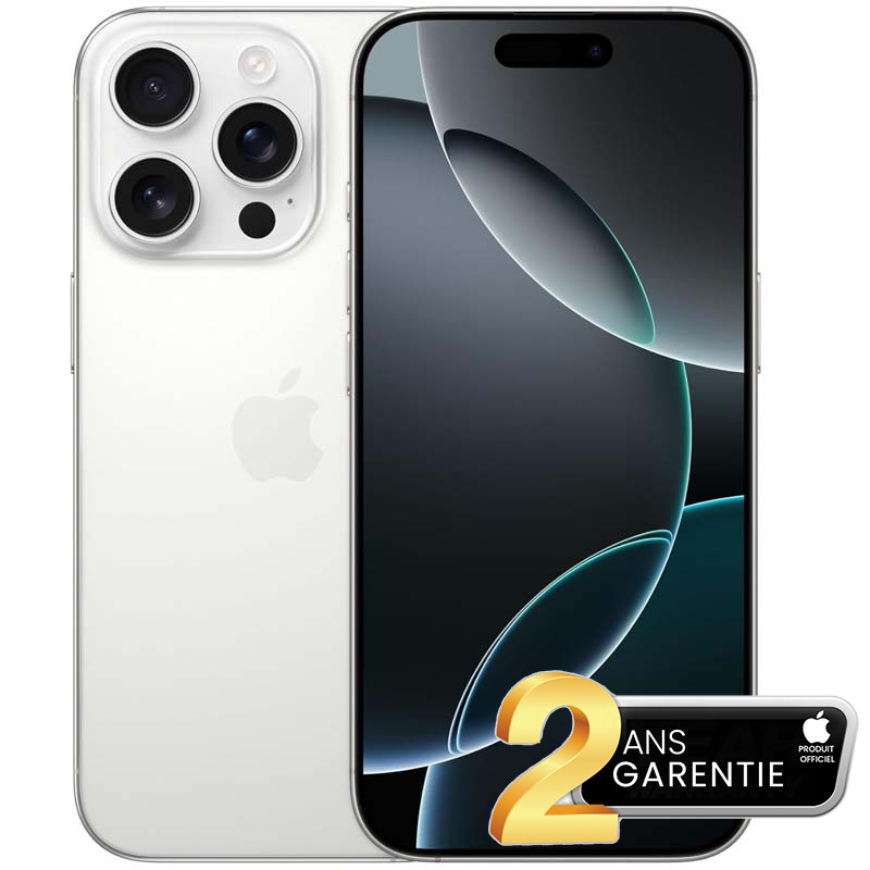 iPhone 16 Pro Max 256Go Blanc Titanium en Tunisie iPhone 16 Pro Max 256Go Blanc Titanium en Tunisie