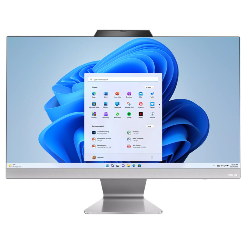 Pc De Bureau All In One Asus M3402WFA Ryzen 5 8Go 512Go SSD Windows 11 en Tunisie