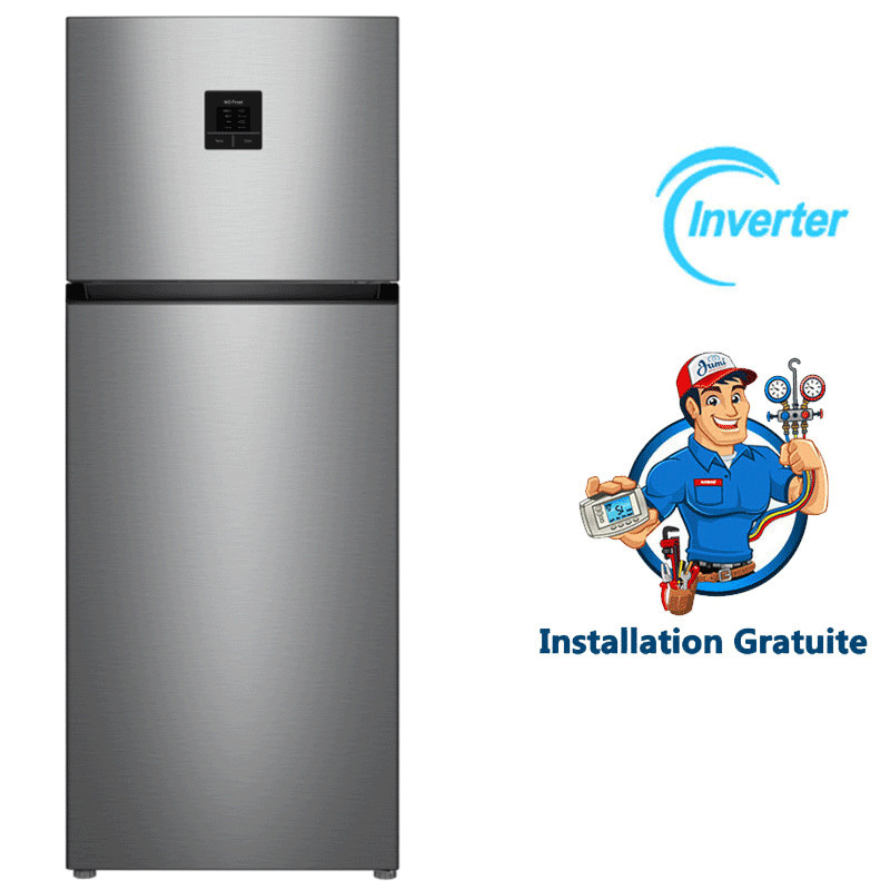 Réfrigérateur Tcl P465TMN 465 Litres NoFrost - Inox