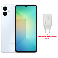 Smartphone Samsung Galaxy A06 6Go 128Go Bleu