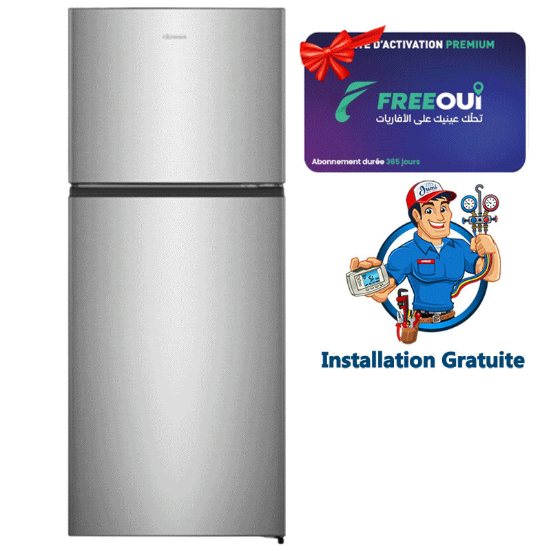 Réfrigérateur Hisense RD-49WR 375 Litres NoFrost - Silver en Tunisie Réfrigérateur Hisense RD-49WR 375 Litres NoFrost - Silver en Tunisie