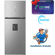 Réfrigérateur Hisense Inverter Double Porte 466L NoFrost Inox en Tunisie Réfrigérateur Hisense Inverter Double Porte 466L NoFrost Inox en Tunisie