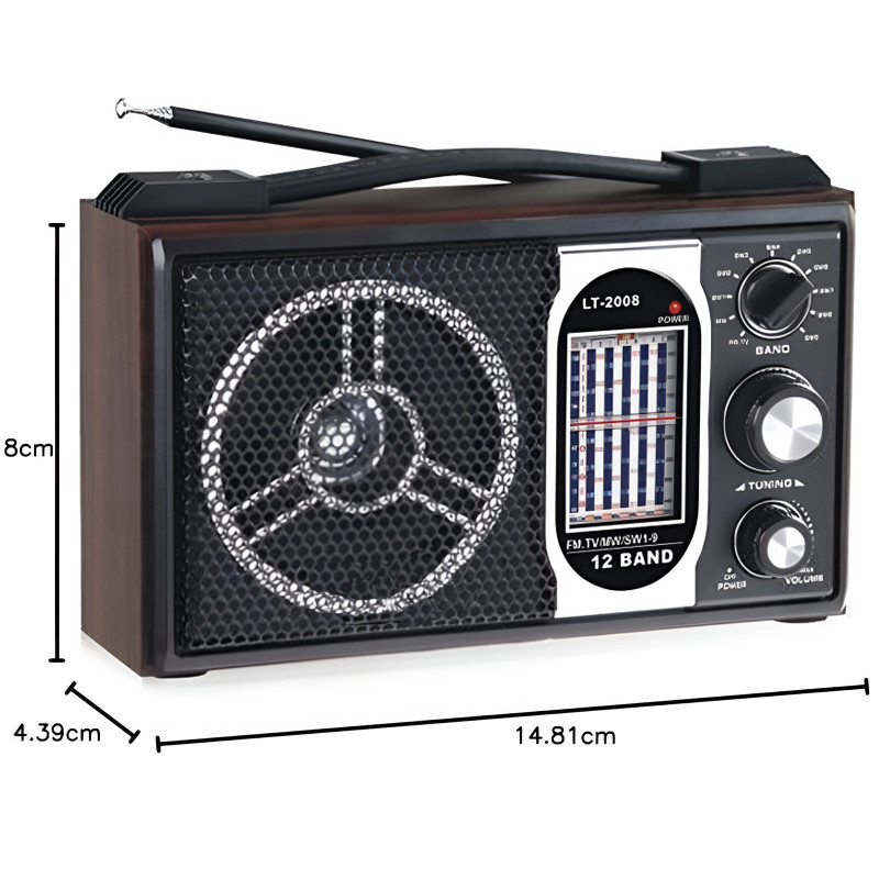 Radio Fm Bluetooth Yuegan LT2008 Marron en Tunisie