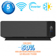 Climatiseur Biolux 9000 BTU Inverter Smart Chaud Froid - Noir en Tunisie