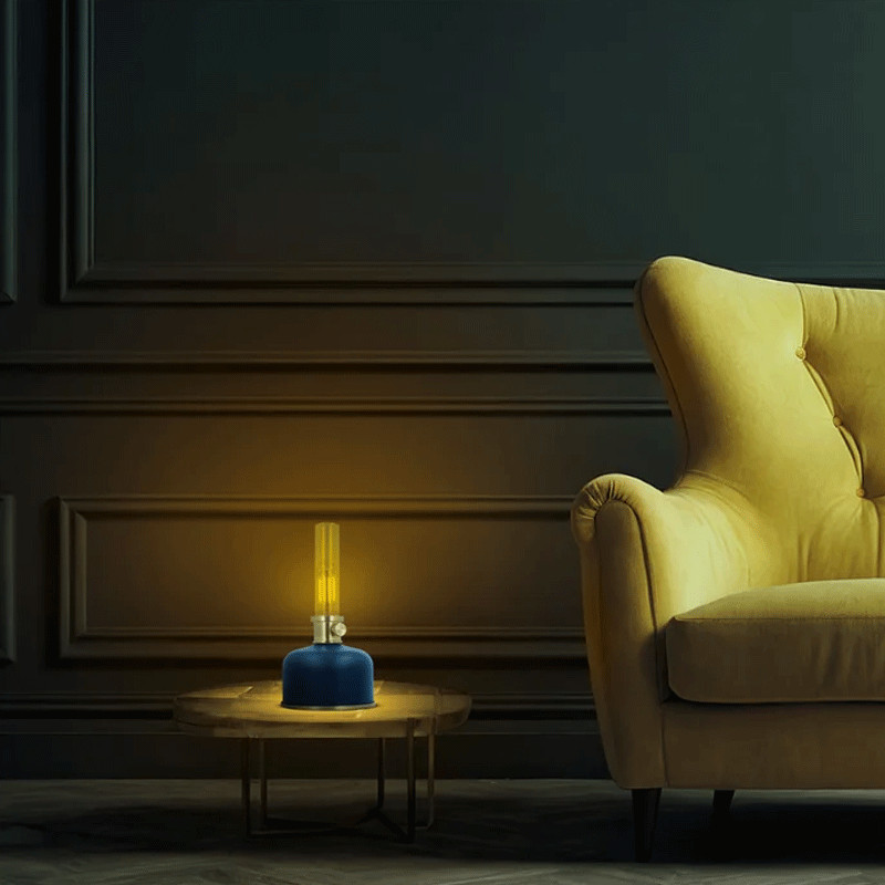Lampe Led Rétro à Pétrole Forever Light FLR-35 Bleu en Tunisie