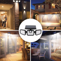 Projecteur Solaire Externe Forever Light FLS-03 Noir en Tunisie Projecteur Solaire Externe Forever Light FLS-03 Noir en Tunisie