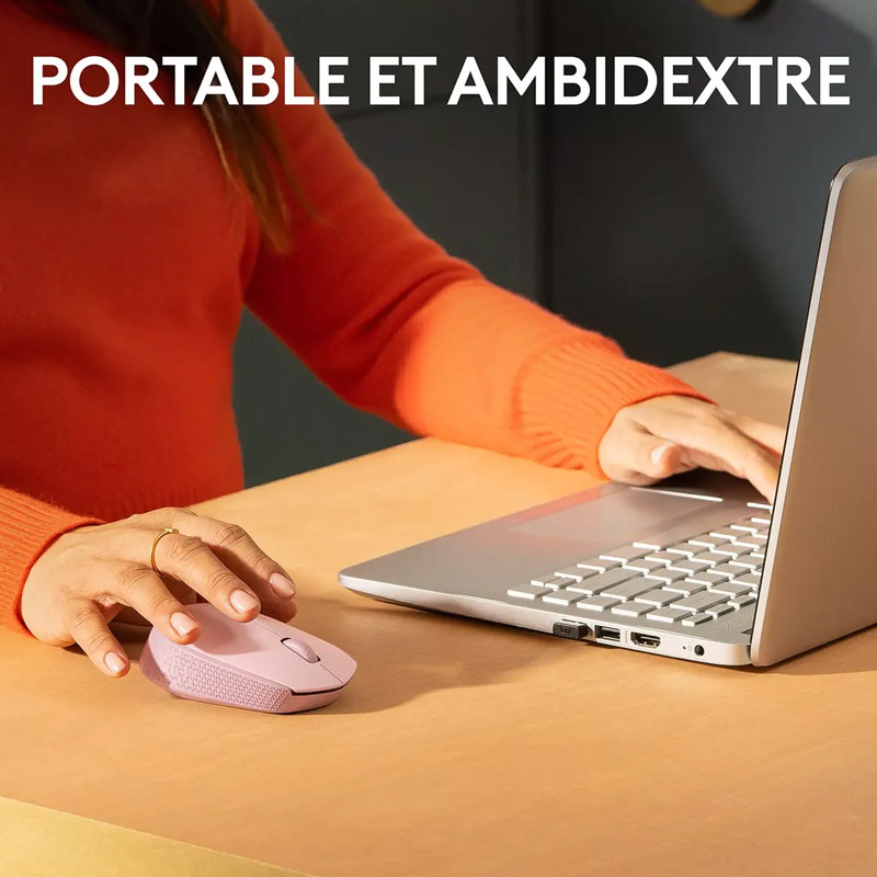 Souris Sans Fil Logitech M171 Rose En Tunisie