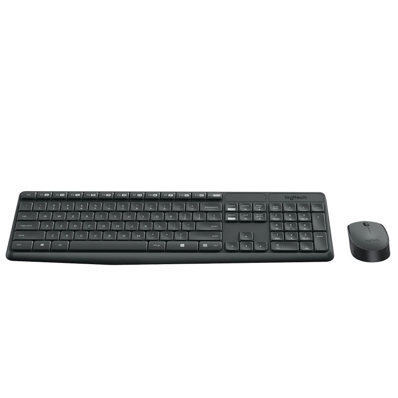 Ensemble Clavier et Souris Sans Fil Logitech MK235 Noir en Tunisie