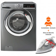 Machine à Laver Frontale Hoover 10.5Kg Silver en Tunisie