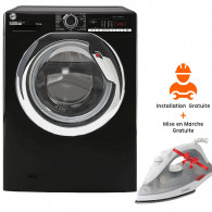 Machine à Laver Frontale Hoover 10.5Kg Noir en Tunisie