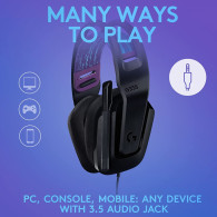Casque Gamer Logitech G335 Noir En Tunisie Casque Gamer Logitech G335 Noir En Tunisie