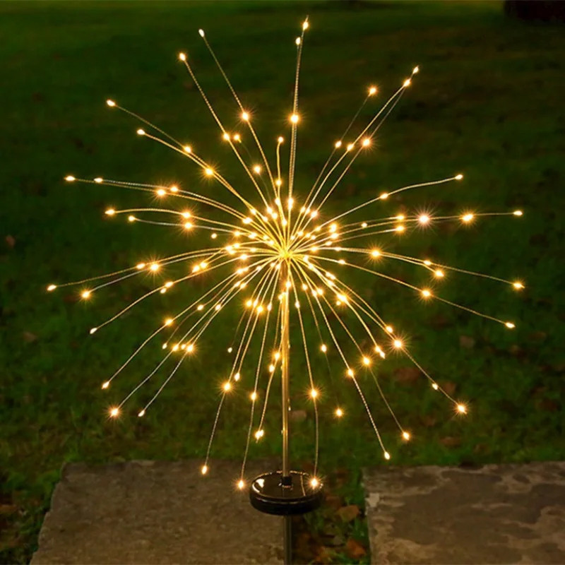 Lampe Solaire Led Forever Light Feux d’artifice Noir en Tunisie