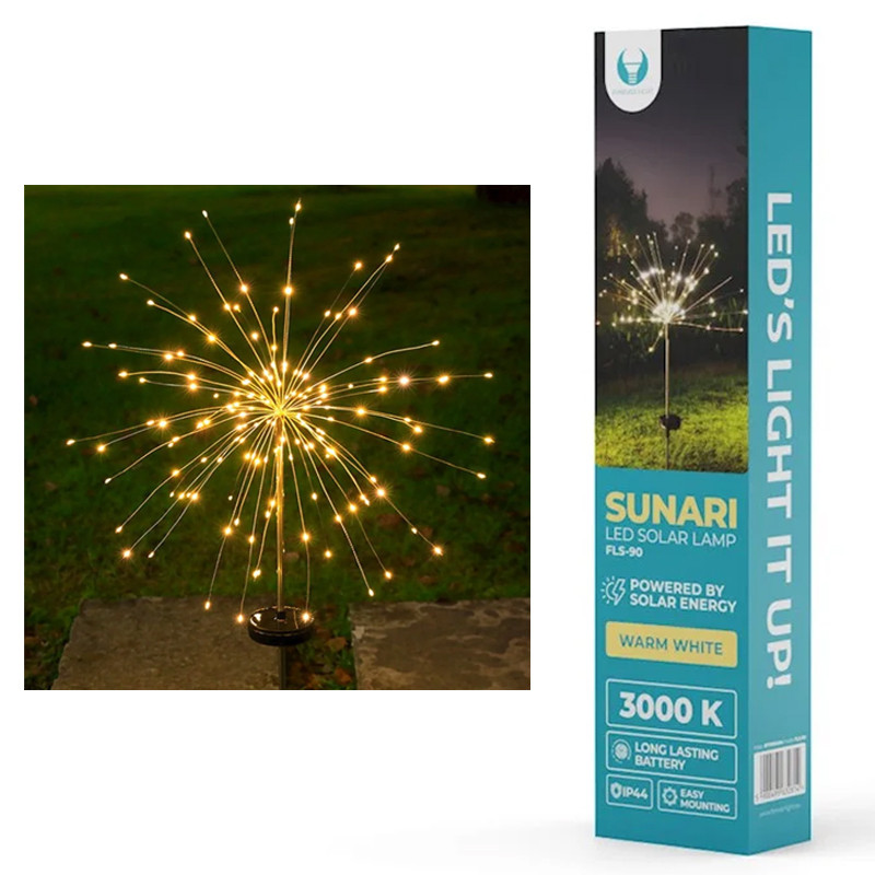 Lampe Solaire Led Forever Light Feux d’artifice Noir en Tunisie Lampe Solaire Led Forever Light Feux d’artifice Noir en Tunisie