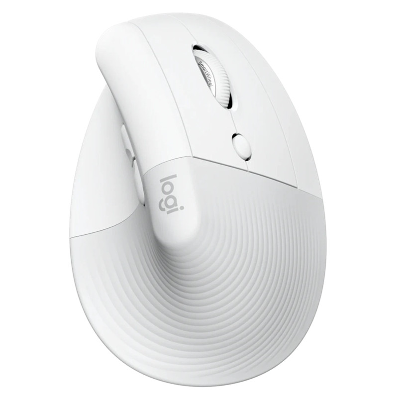 Souris Sans Fil Logitech Lift Ergonomique Vertical Blanc Souris Sans Fil Logitech Lift Ergonomique Vertical Blanc