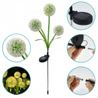Lampe Solaire Led Forever Light Fleur d’Ail Blanc en Tunisie Lampe Solaire Led Forever Light Fleur d’Ail Blanc en Tunisie