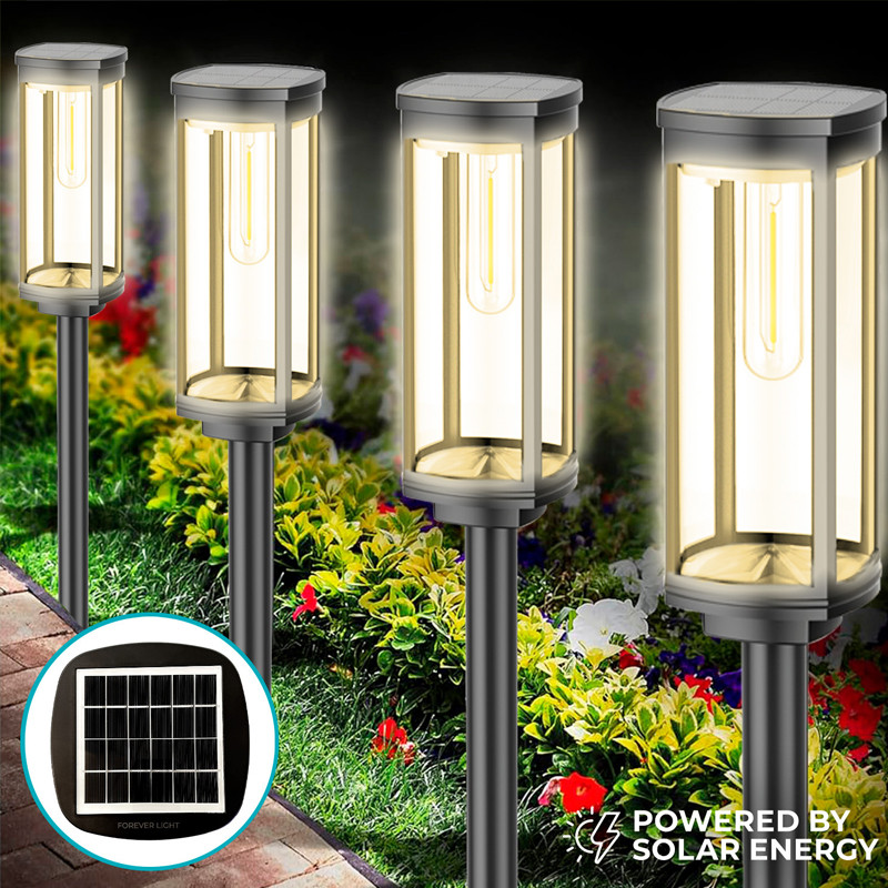Lampe Solaire Led Forever Light Pole Classic Noir en Tunisie
