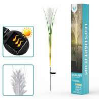 Lampe Solaire Led Forever Light Herbe Blanc en Tunisie