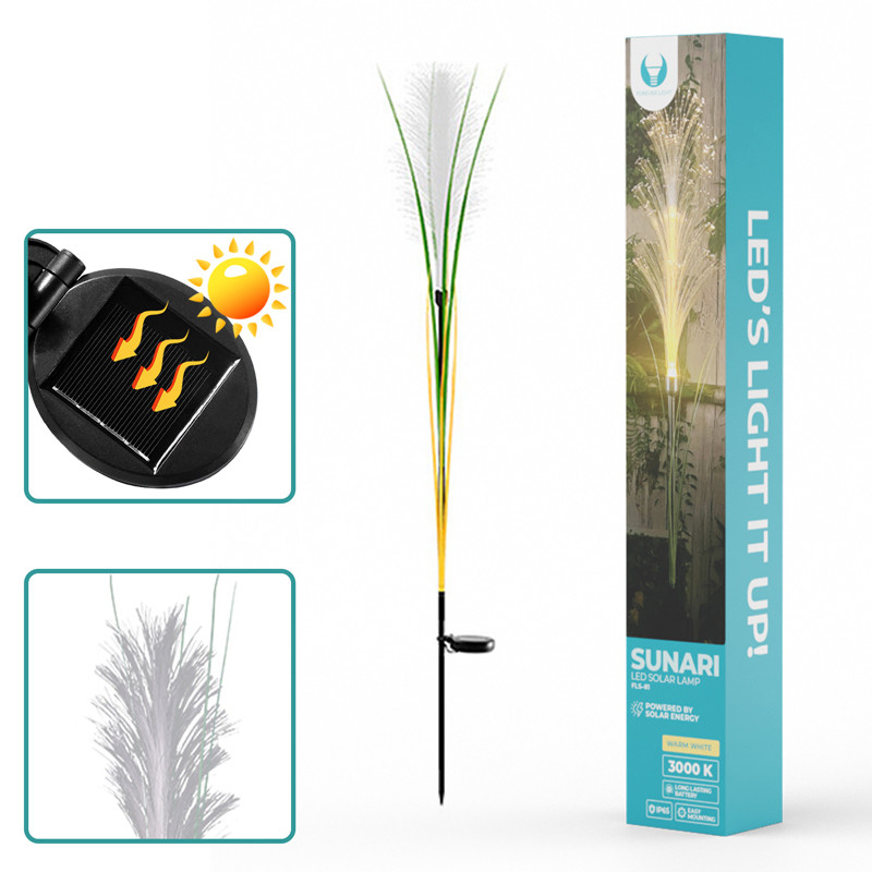 Lampe Solaire Led Forever Light Herbe Blanc en Tunisie Lampe Solaire Led Forever Light Herbe Blanc en Tunisie