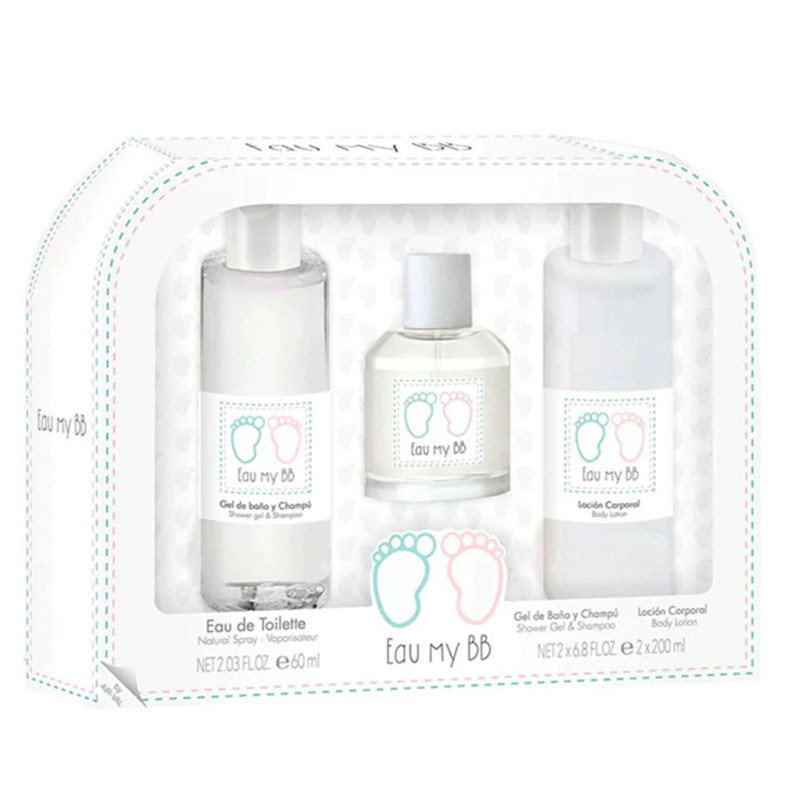 Coffret Bébé Eau My BB shampo &  lait de corps & Eau de senteur en Tunisie